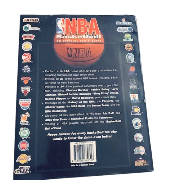 NBA Basketball: An Official Fan's Guide Hardcover –1994 - Picture 9 of 9
